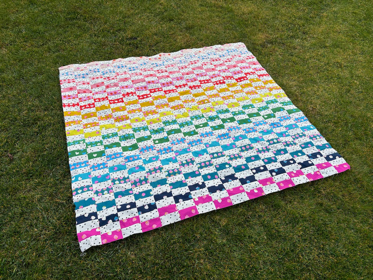 Charm Pack Split Quilt Pattern - Printed