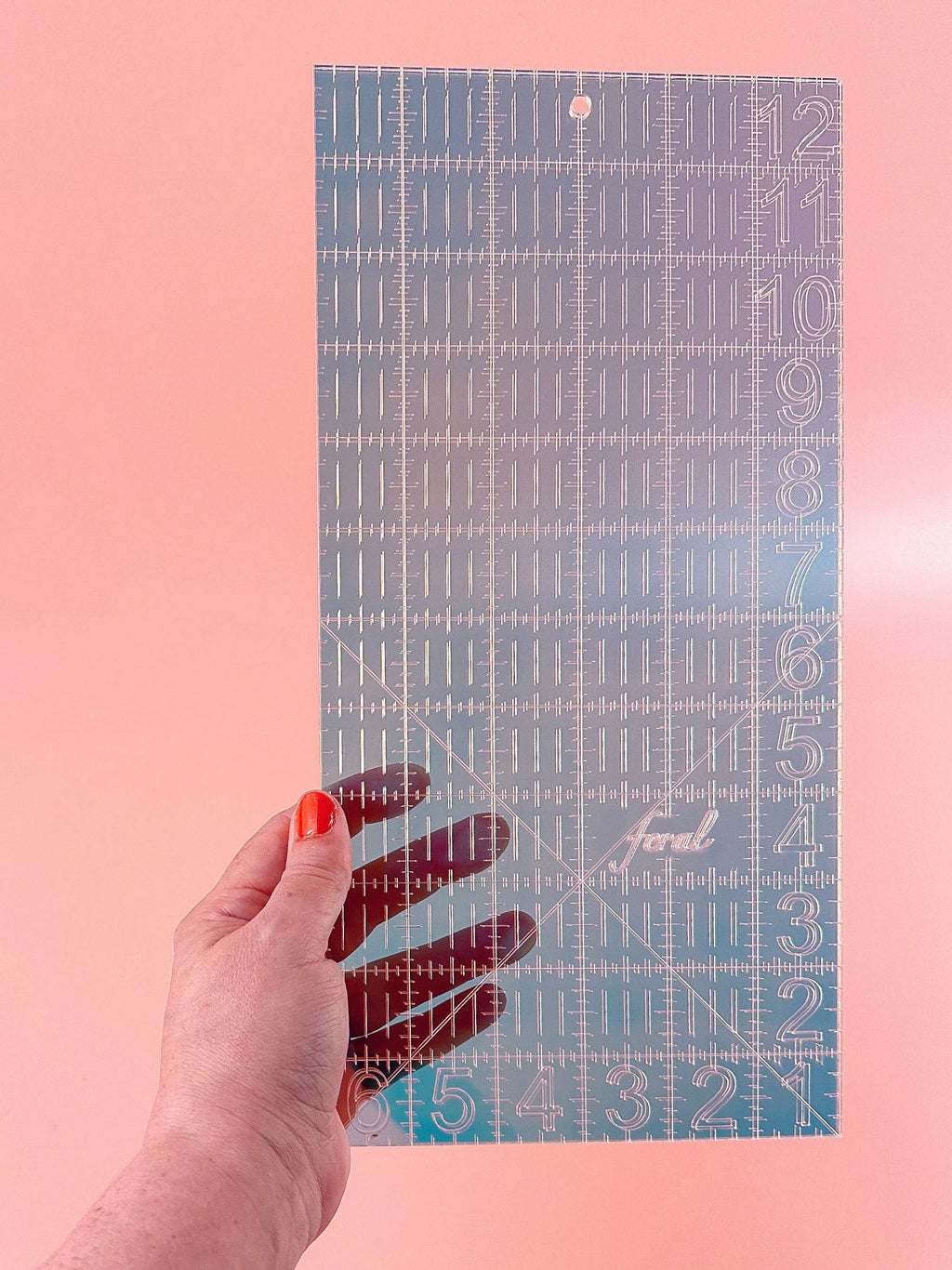 6 x 12 Quilting Ruler: Confetti