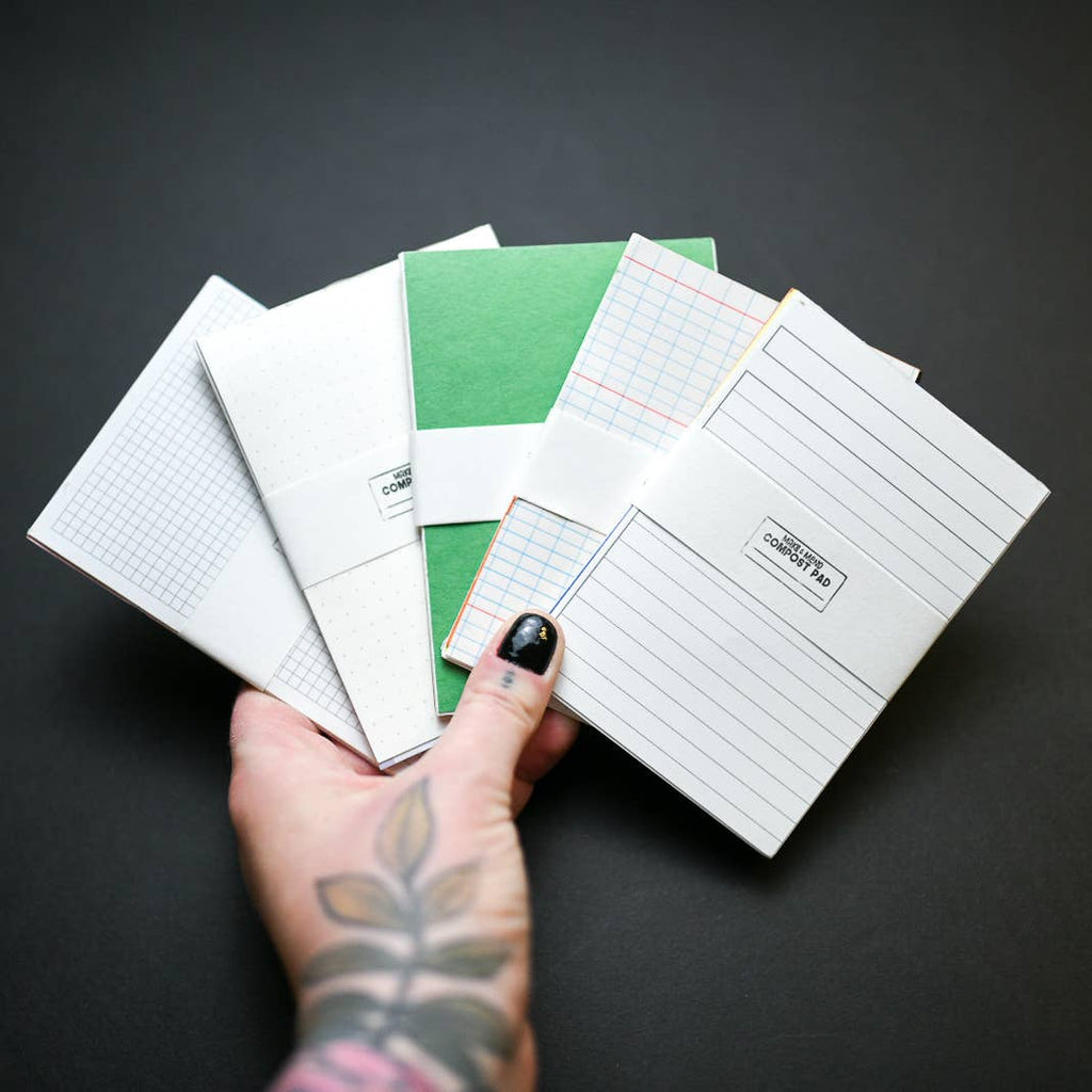 Compost Paper Pad: 4" x 4"