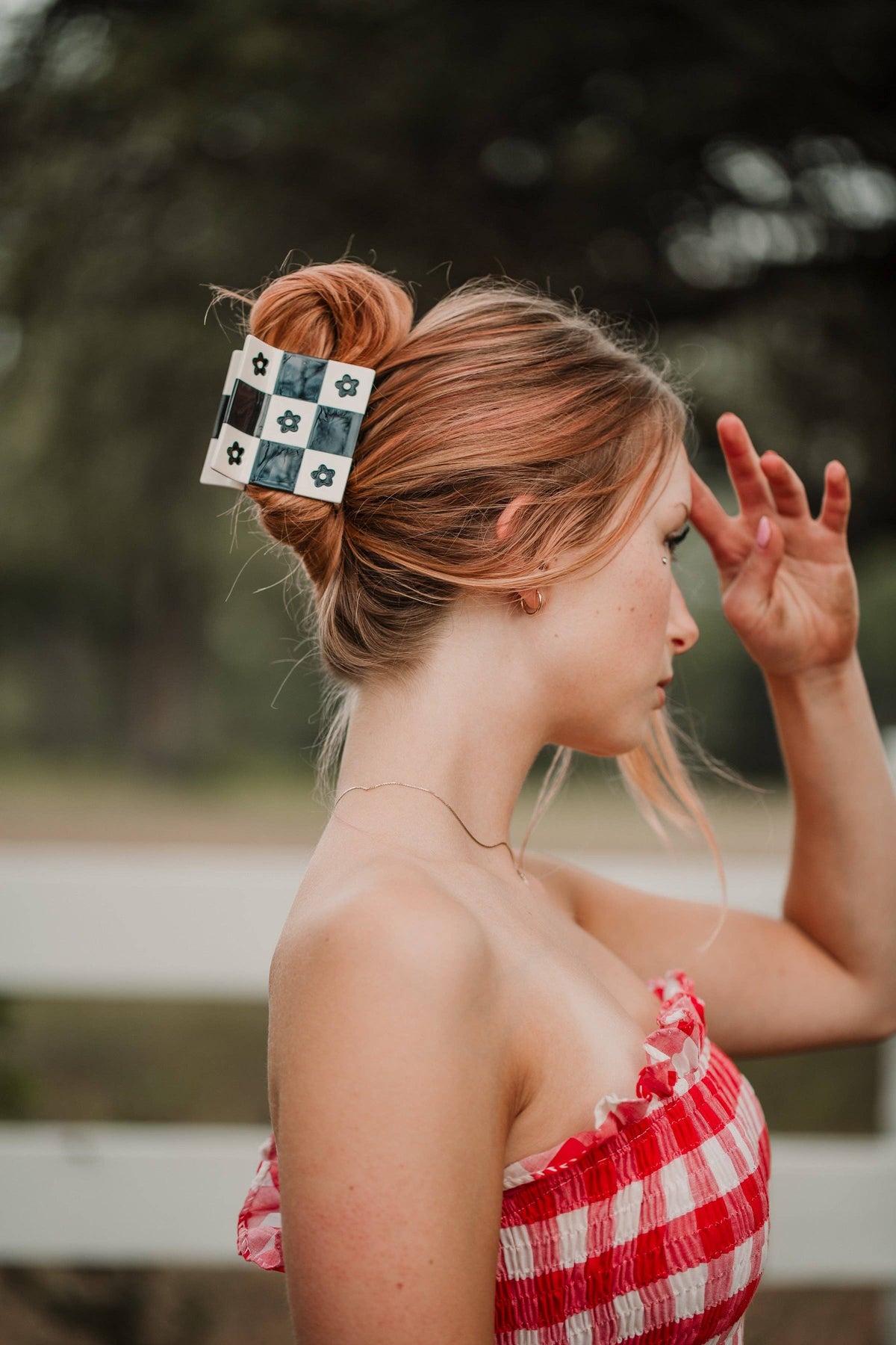 Daisy Patchwork Claw: XS