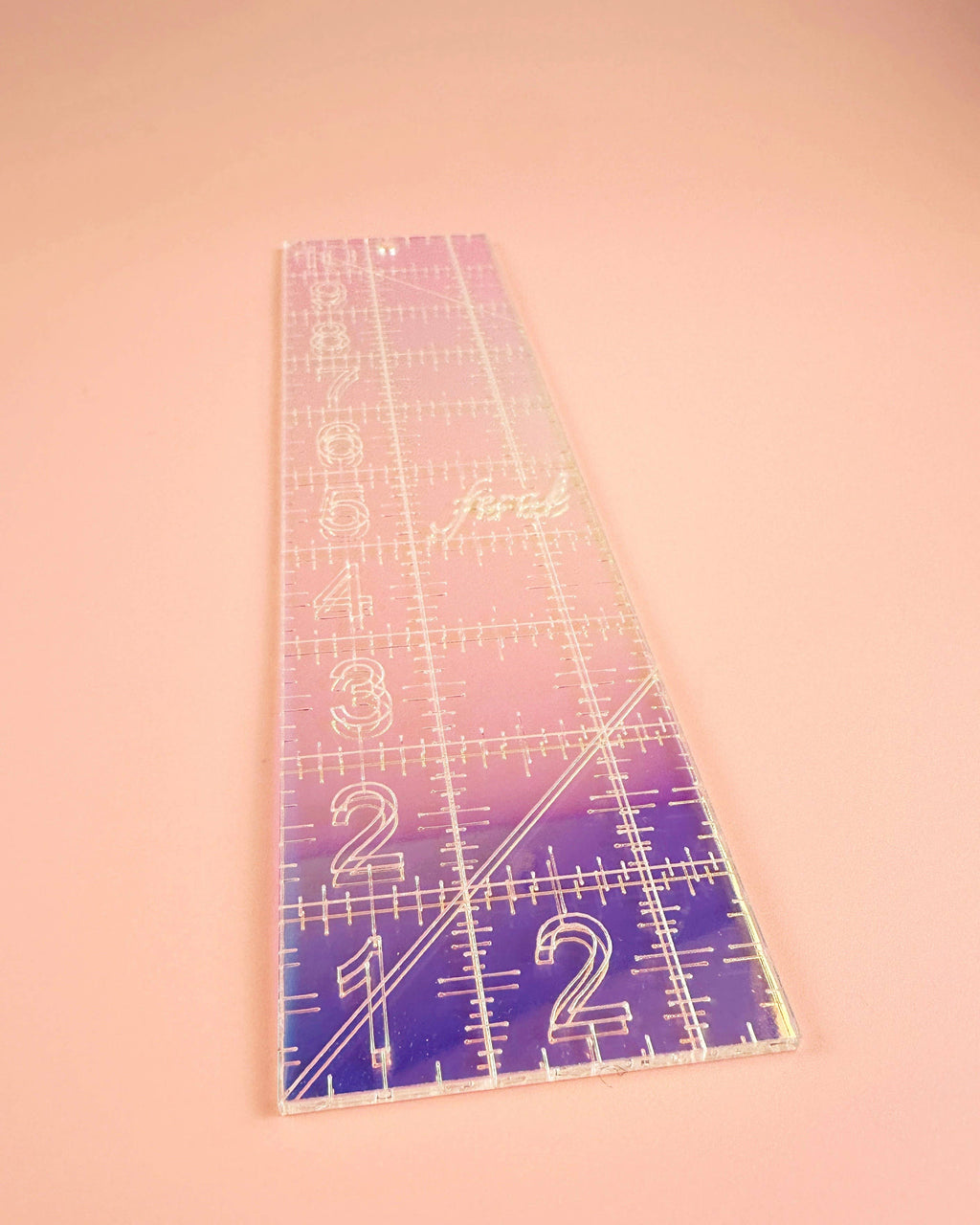2.5 by 10 in quilting ruler: Confetti