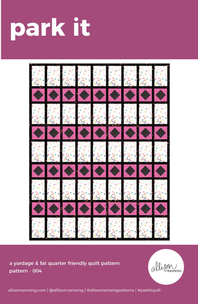 Park It Quilt Pattern - Printed
