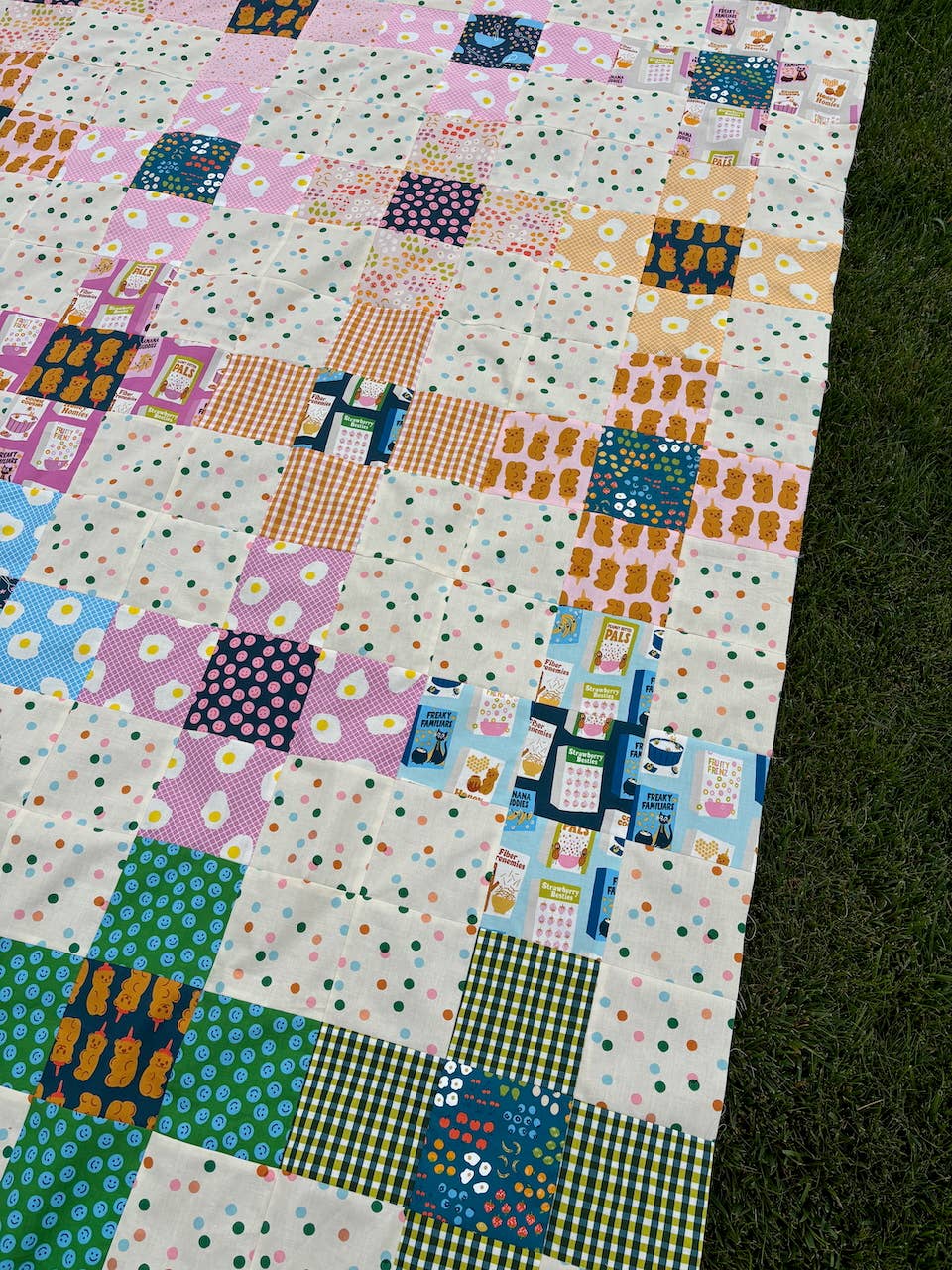 Layer Cake Nine Patch Quilt Pattern - Printed