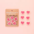 Pink Sweet Heart Large 1" Buttons