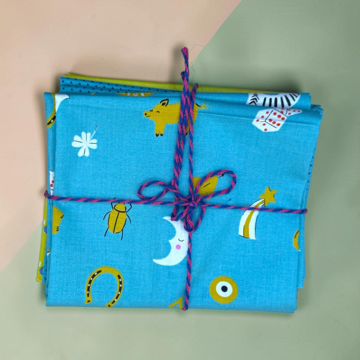 ooh Lucky Lucky Blue and Green Bundle 5 FQ