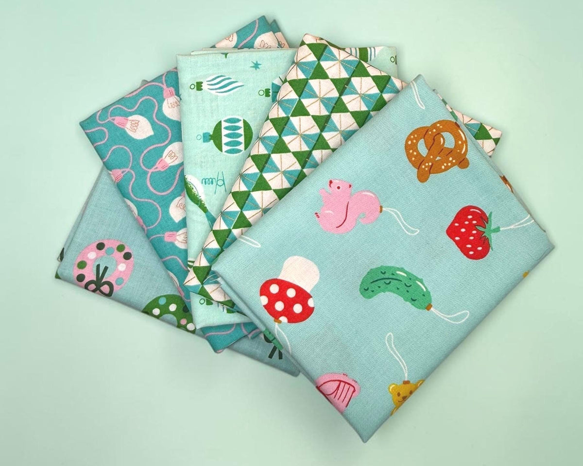 RSS Merry Happy Aqua/Light Blue Bundle