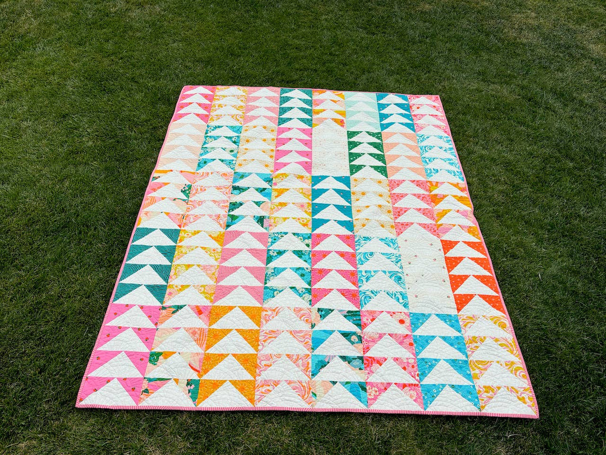 Layer Cake Geese Quilt Pattern - Printed