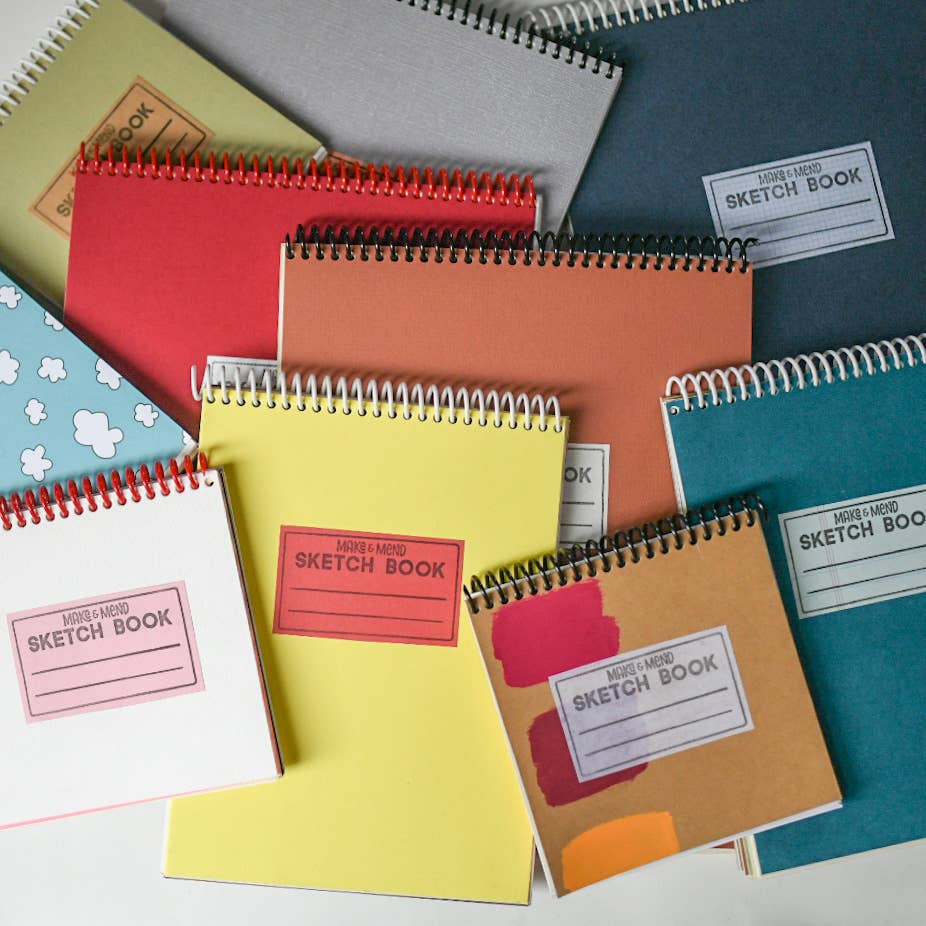 Make & Mend Sketch Book: Rainbow / 5" x 5"