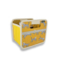 Mini Foldable Storage Box Cube Organizer & Gift Box: Snow Leopard