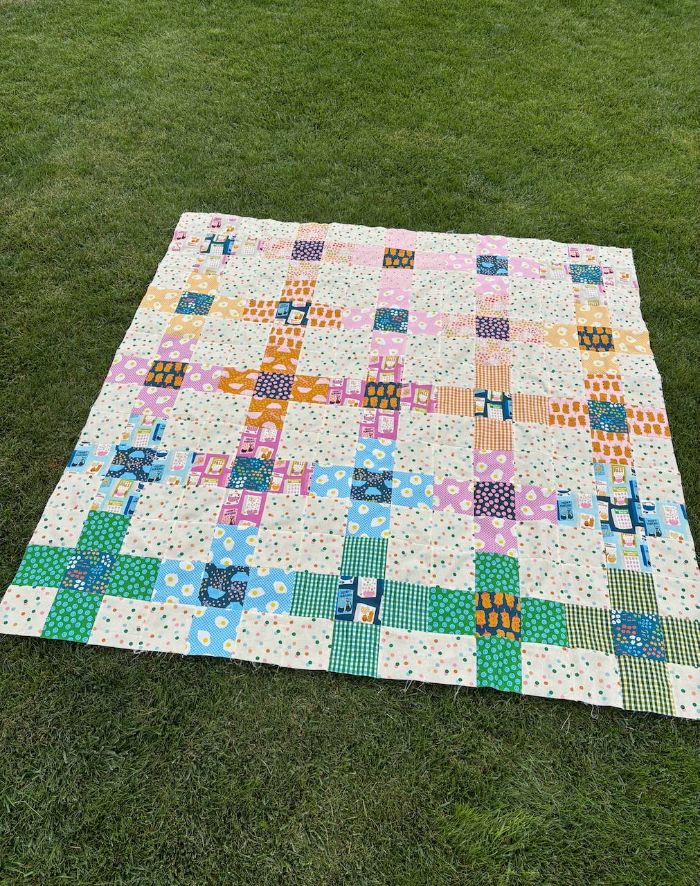 Layer Cake Nine Patch Quilt Pattern - Printed