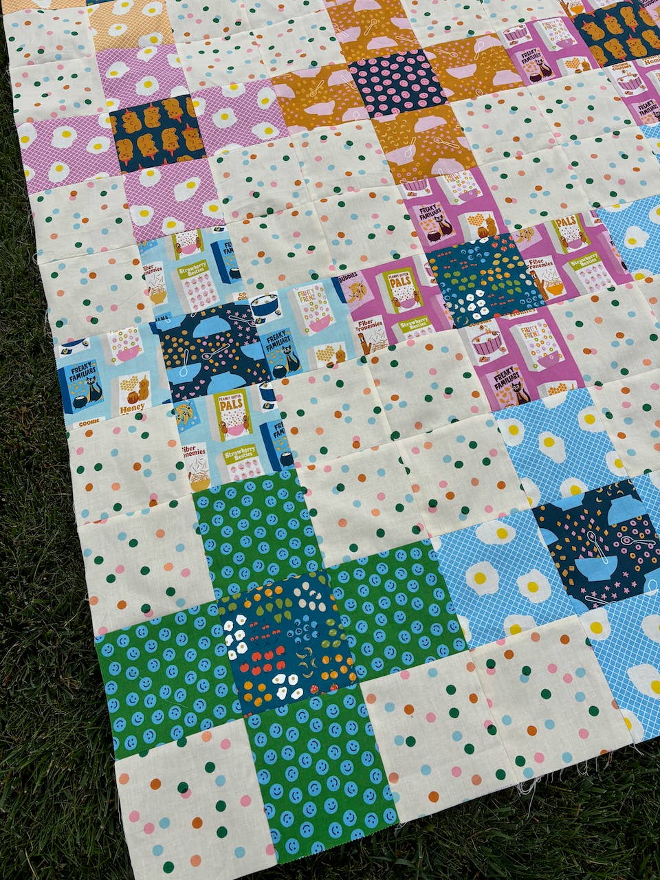 Layer Cake Nine Patch Quilt Pattern - Printed