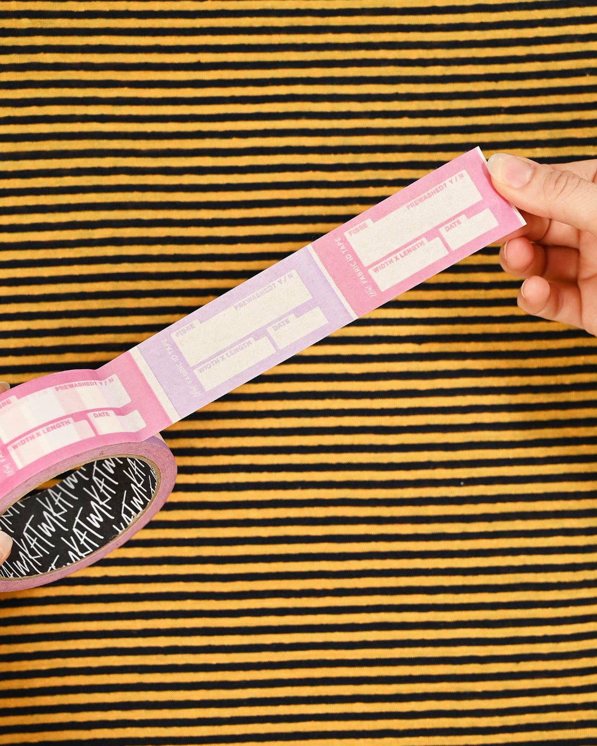 Mini Fabric ID Tape by KATM | Case of 6 Rolls