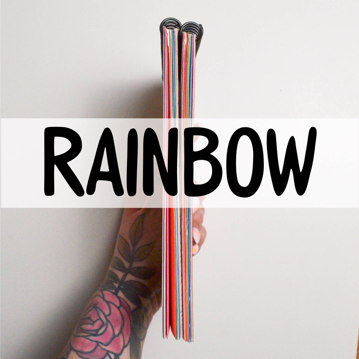 Make & Mend Sketch Book: Rainbow / 5" x 5"