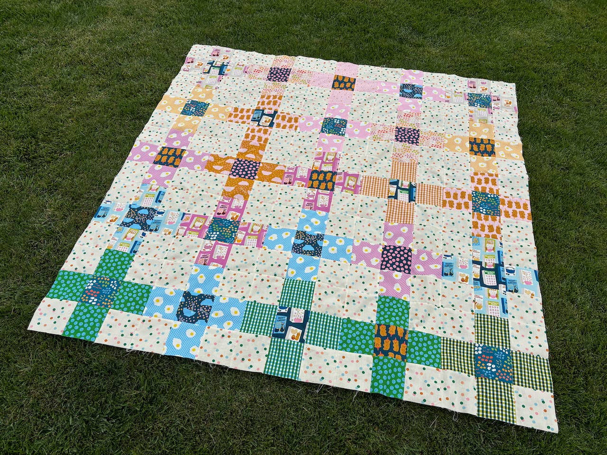 Layer Cake Nine Patch Quilt Pattern - Printed