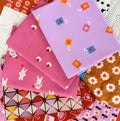 Persimmon Pink/Purple FQ Bundle