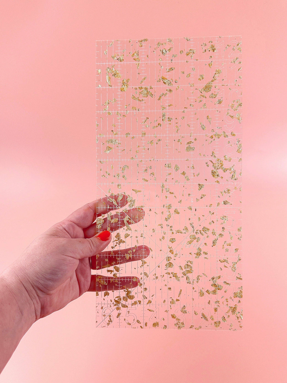 6 x 12 Quilting Ruler: Confetti