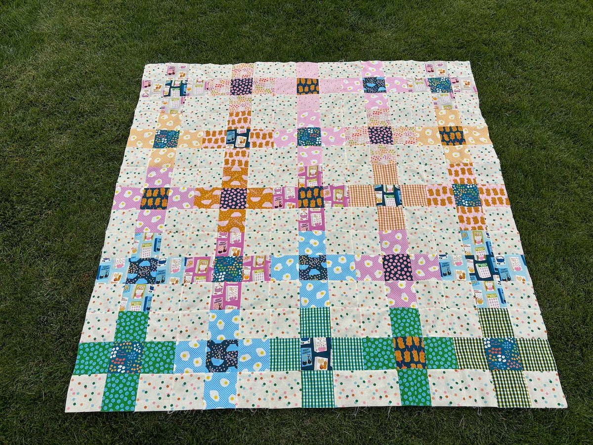 Layer Cake Nine Patch Quilt Pattern - Printed