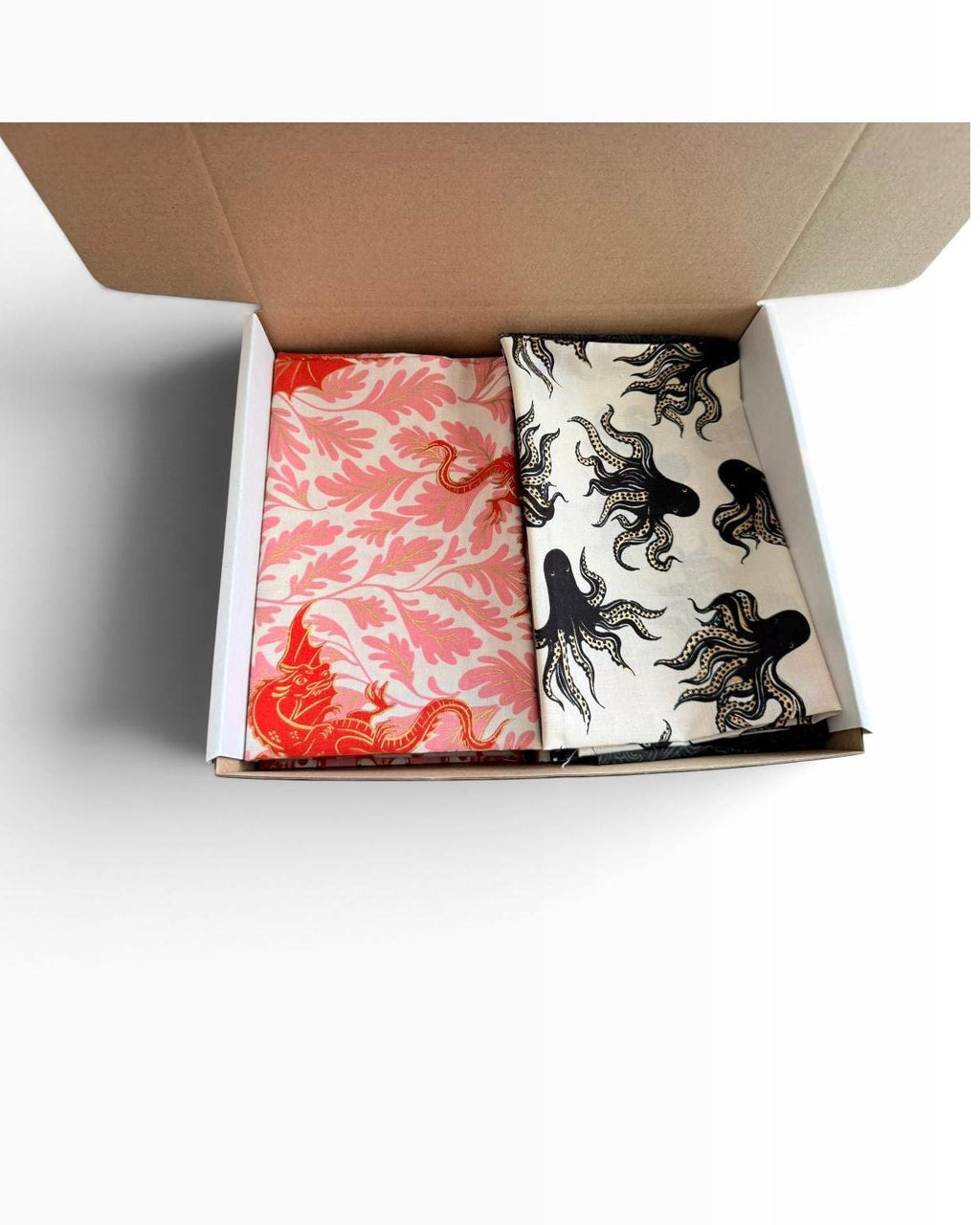 Fireglow Flame and Black White October Small Throw Bonnie Twist