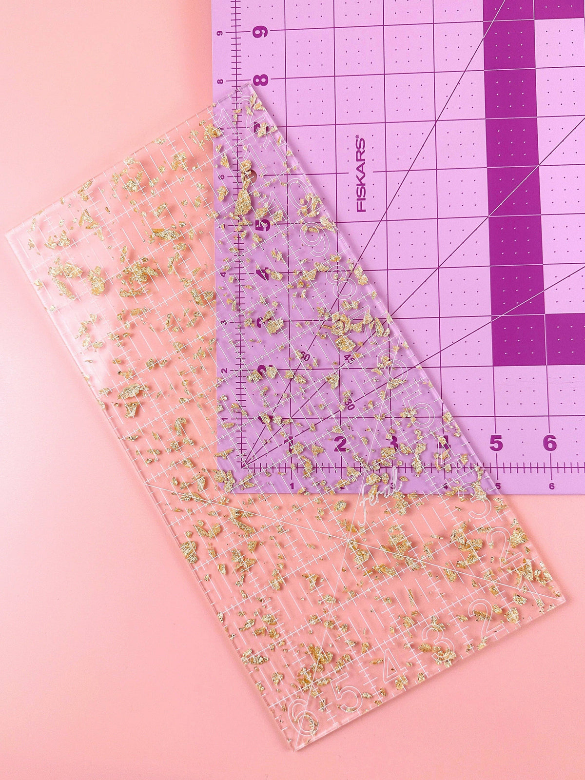 6 x 12 Quilting Ruler: Confetti