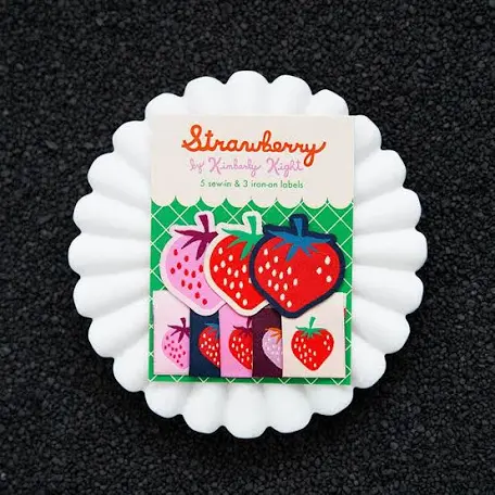 Strawberry Tags and Patches Lollytags