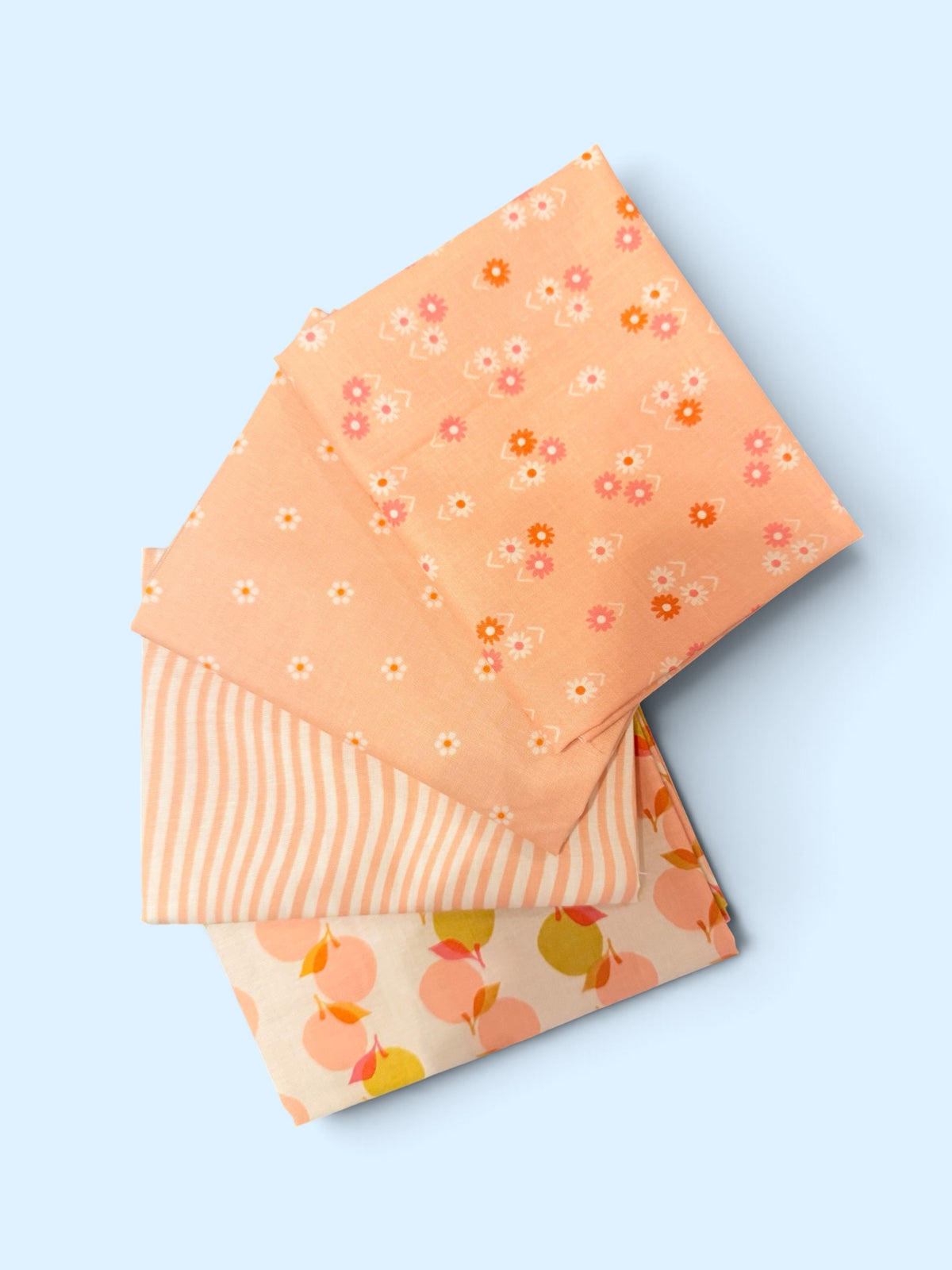 Melody Miller FQ Bundle-Peach Citrus and Flowers