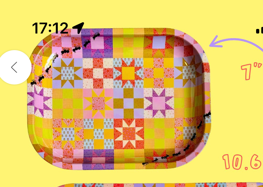 Smal Quilt Block Notions Tray