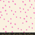Starry Neon Pink on White