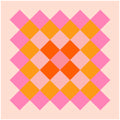 "Melody" Granny Square | 2" Glitter Quilt Block Sticker