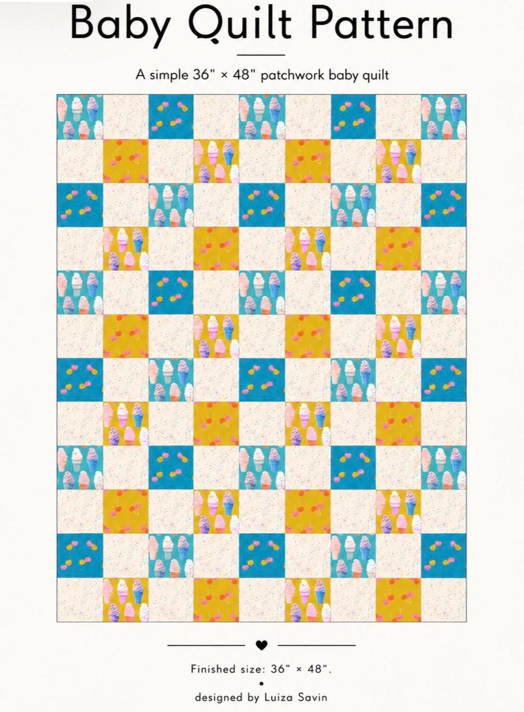 Beginner Baby Quilt Pattern