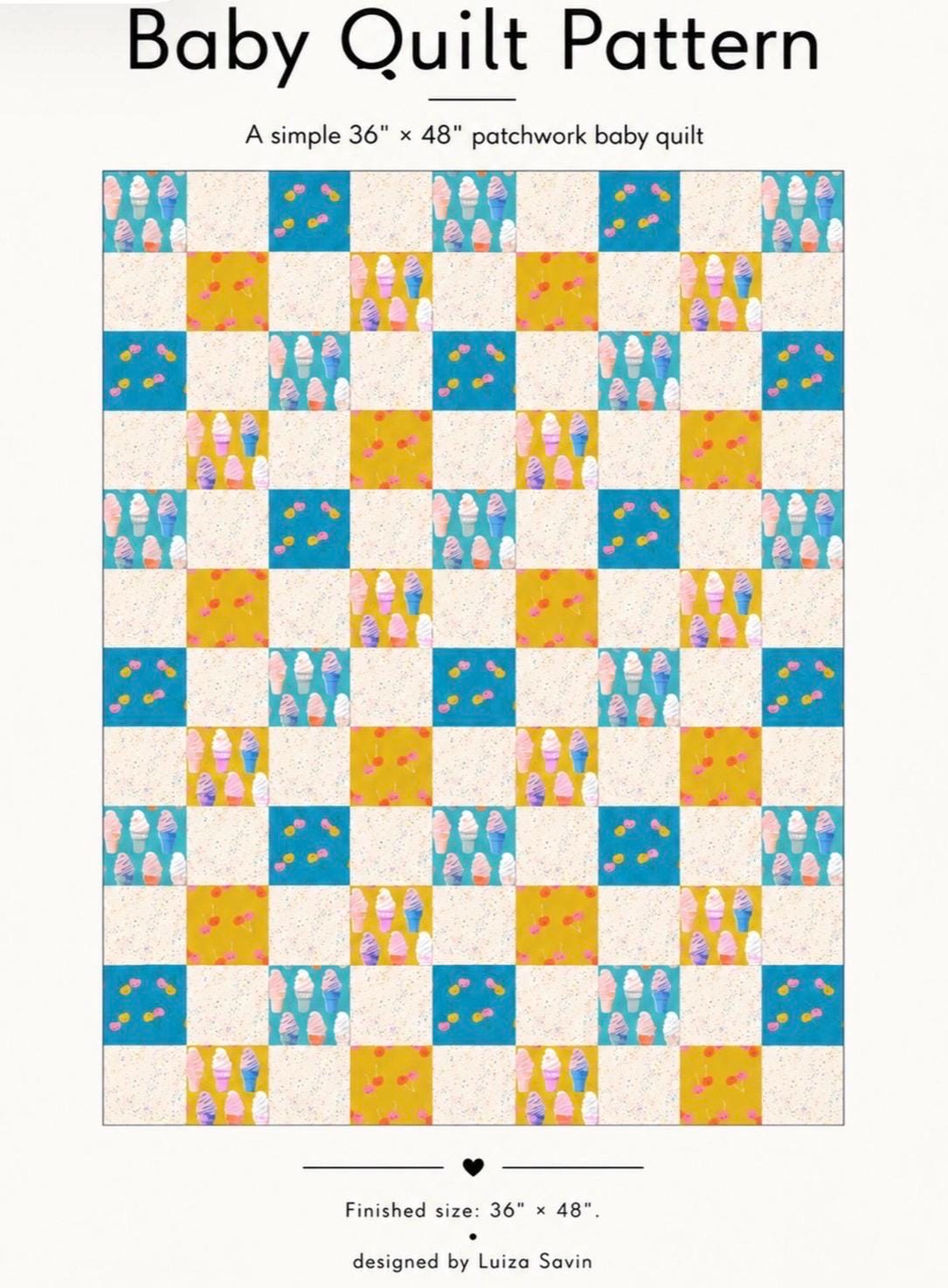 Beginner Baby Quilt Pattern