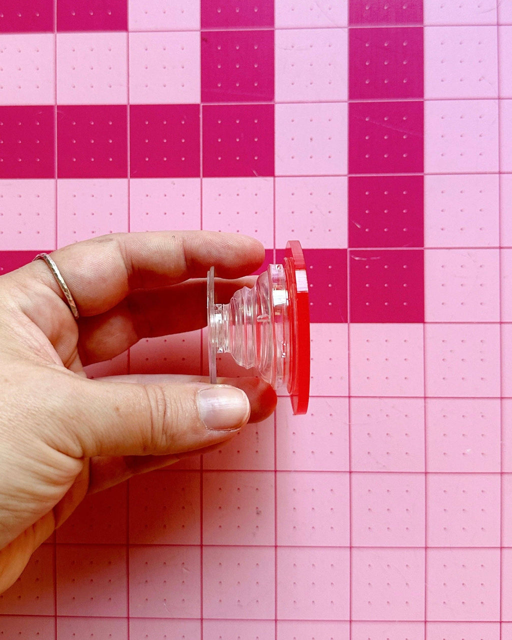 Tomato pop-up ruler handle
