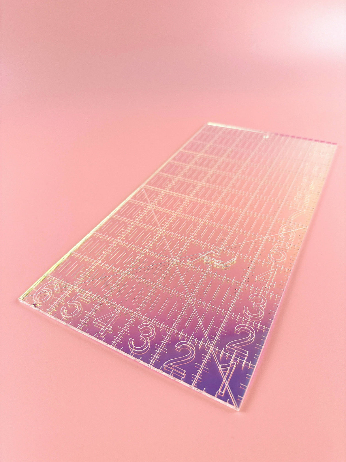 6 x 12 Quilting Ruler: Confetti