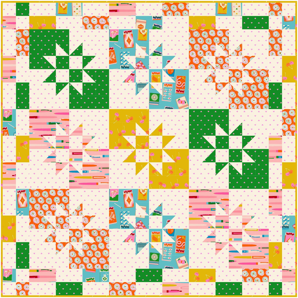 Split Star | CKQ-2421 Quilt Pattern