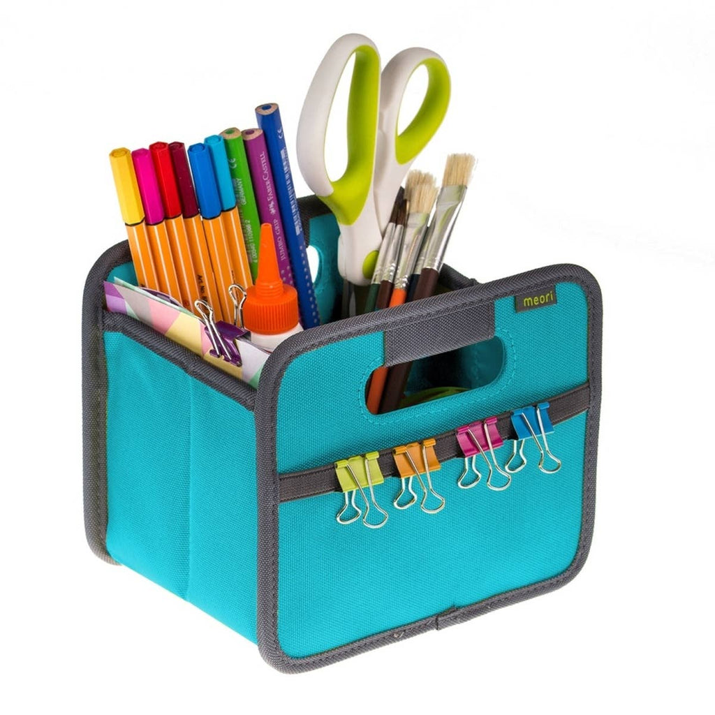 Mini Foldable Storage Box Cube Organizer & Gift Box: Snow Leopard