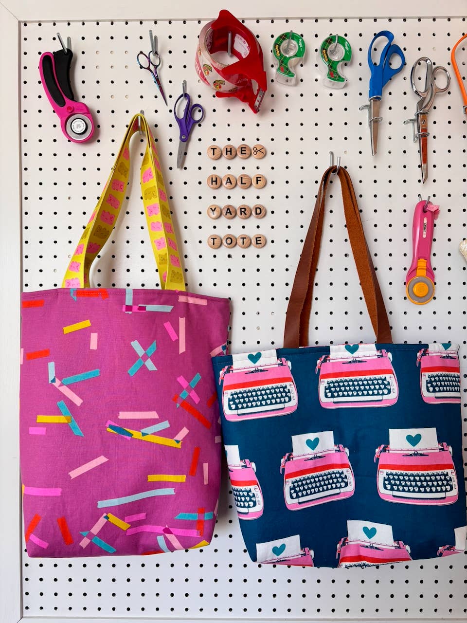 *NEW PATTERN* The Half Yard Tote Bag Pattern - Printed