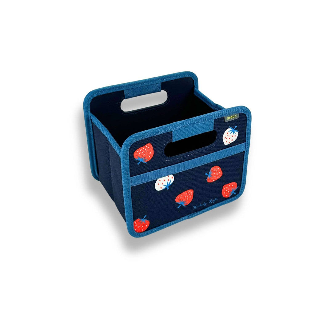 Mini Foldable Storage Box Cube Organizer & Gift Box: Strawberry