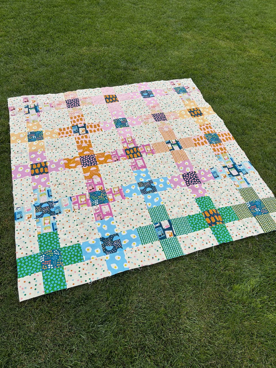 Layer Cake Nine Patch Quilt Pattern - Printed